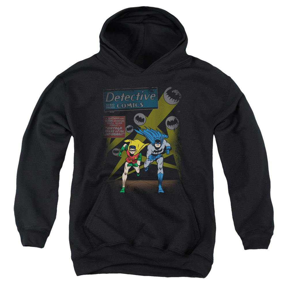 AN OFFCIALLY LICENSED BATMAN DYNAMIC DUO YOUTH HOODIE BLACK