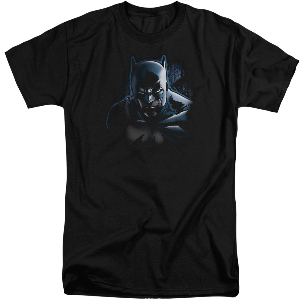 AN OFFCIALLY LICENSED BATMAN DONT MESS WITH THE BAT MEN'S TALL FIT T-SHIRT BLACK