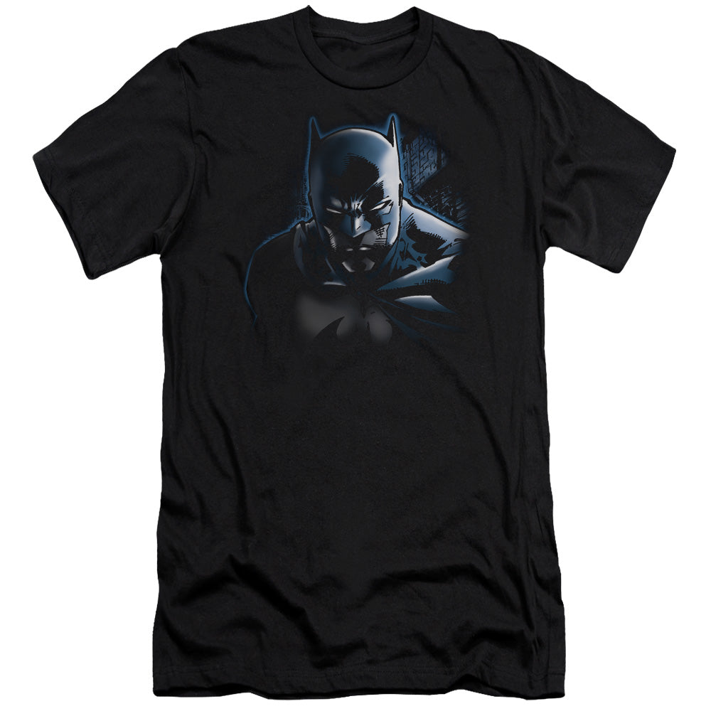 AN OFFCIALLY LICENSED BATMAN DONT MESS WITH THE BAT MEN'S PREMIUM SLIM FIT T-SHIRT BLACK