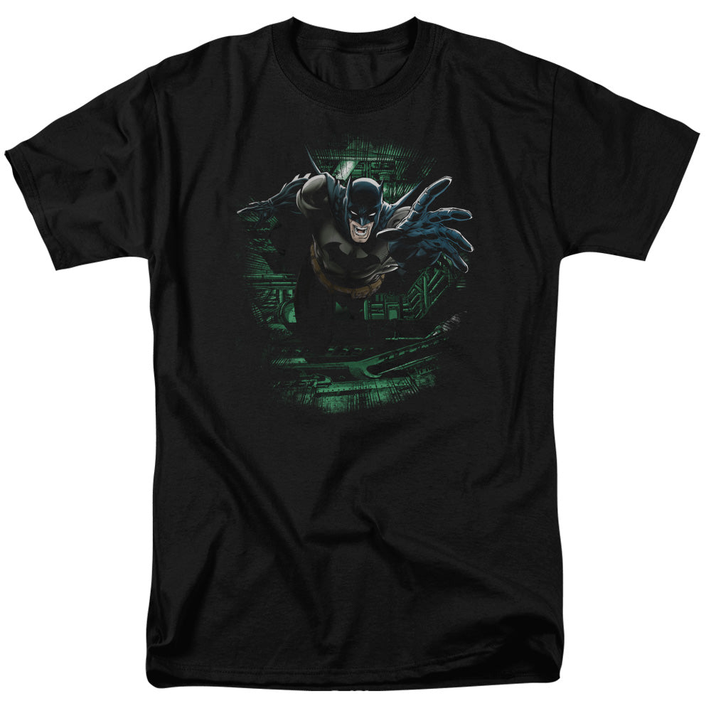 AN OFFCIALLY LICENSED BATMAN SURPRISE MEN'S REGULAR FIT T-SHIRT BLACK