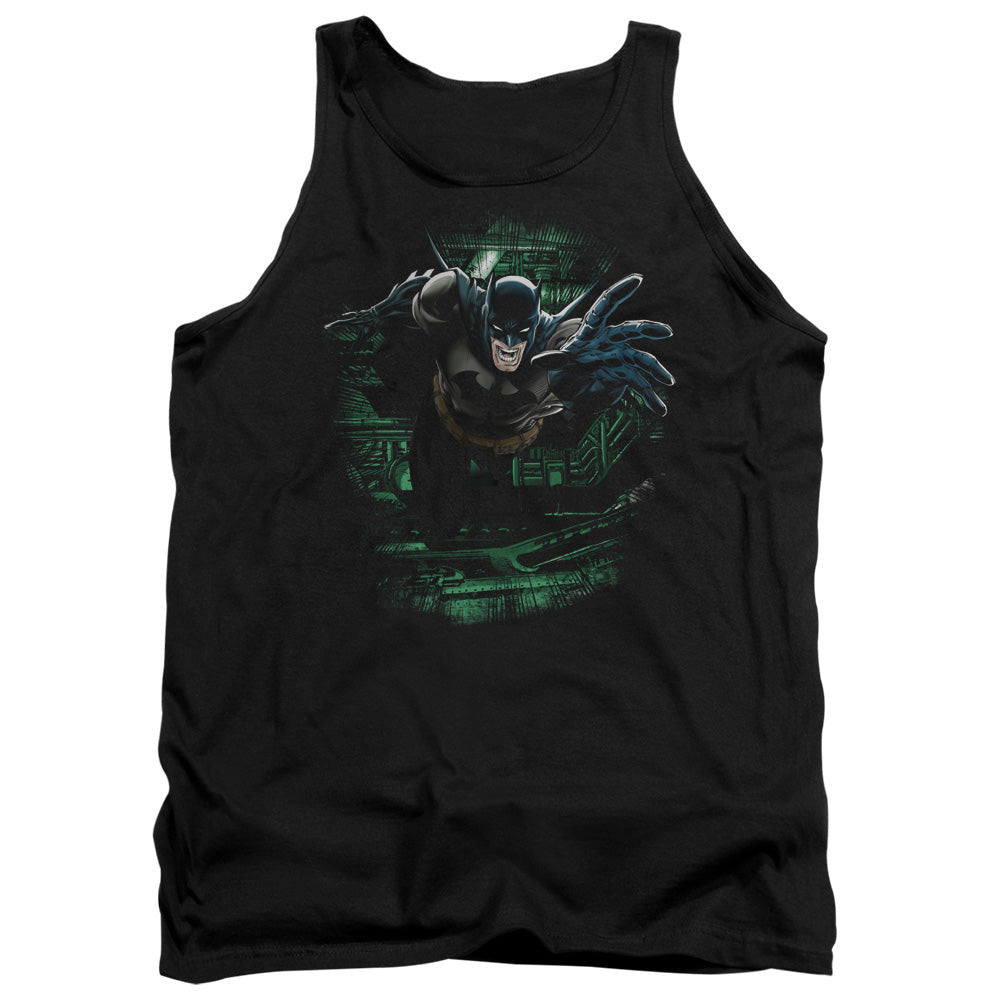 AN OFFCIALLY LICENSED BATMAN SURPRISE ADULT UNISEX TANK TOP BLACK