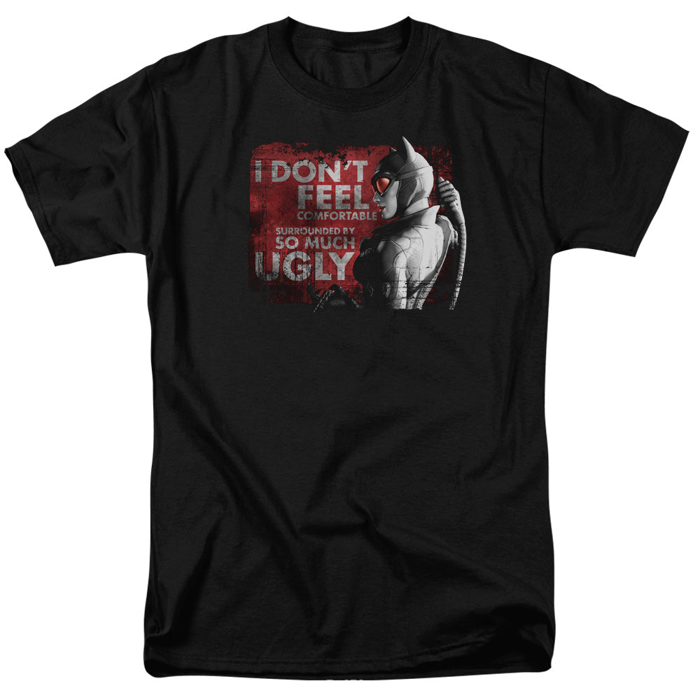 AN OFFCIALLY LICENSED ARKHAM CITY SO MUCH UGLY MEN'S REGULAR FIT T-SHIRT BLACK
