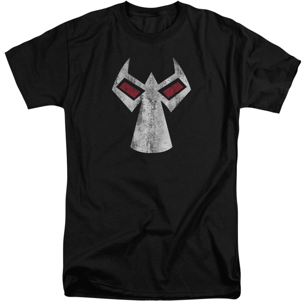 AN OFFCIALLY LICENSED BATMAN BANE MASK MEN'S TALL FIT T-SHIRT BLACK