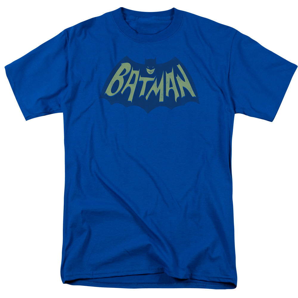 AN OFFCIALLY LICENSED BATMAN SHOW BAT LOGO MEN'S REGULAR FIT T-SHIRT ROYAL