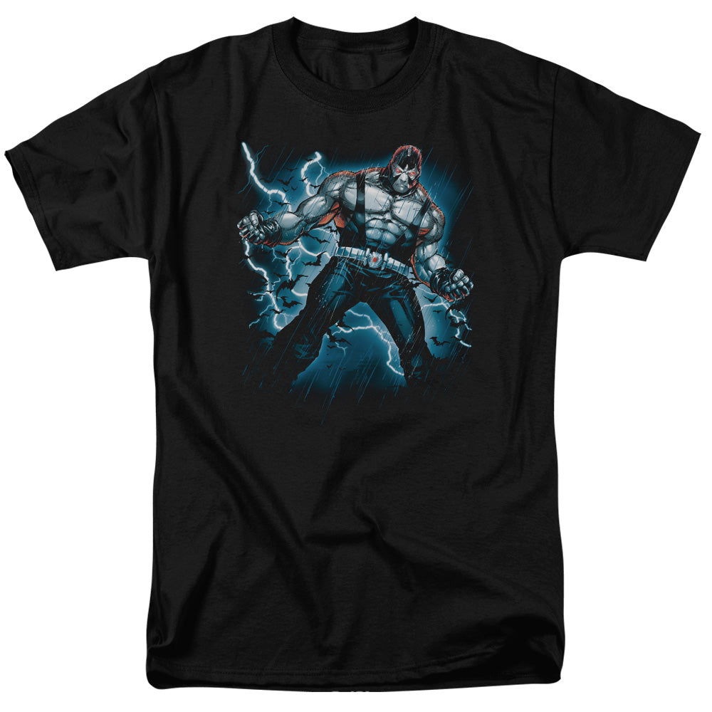 AN OFFCIALLY LICENSED BATMAN STORMY BANE MEN'S REGULAR FIT T-SHIRT BLACK