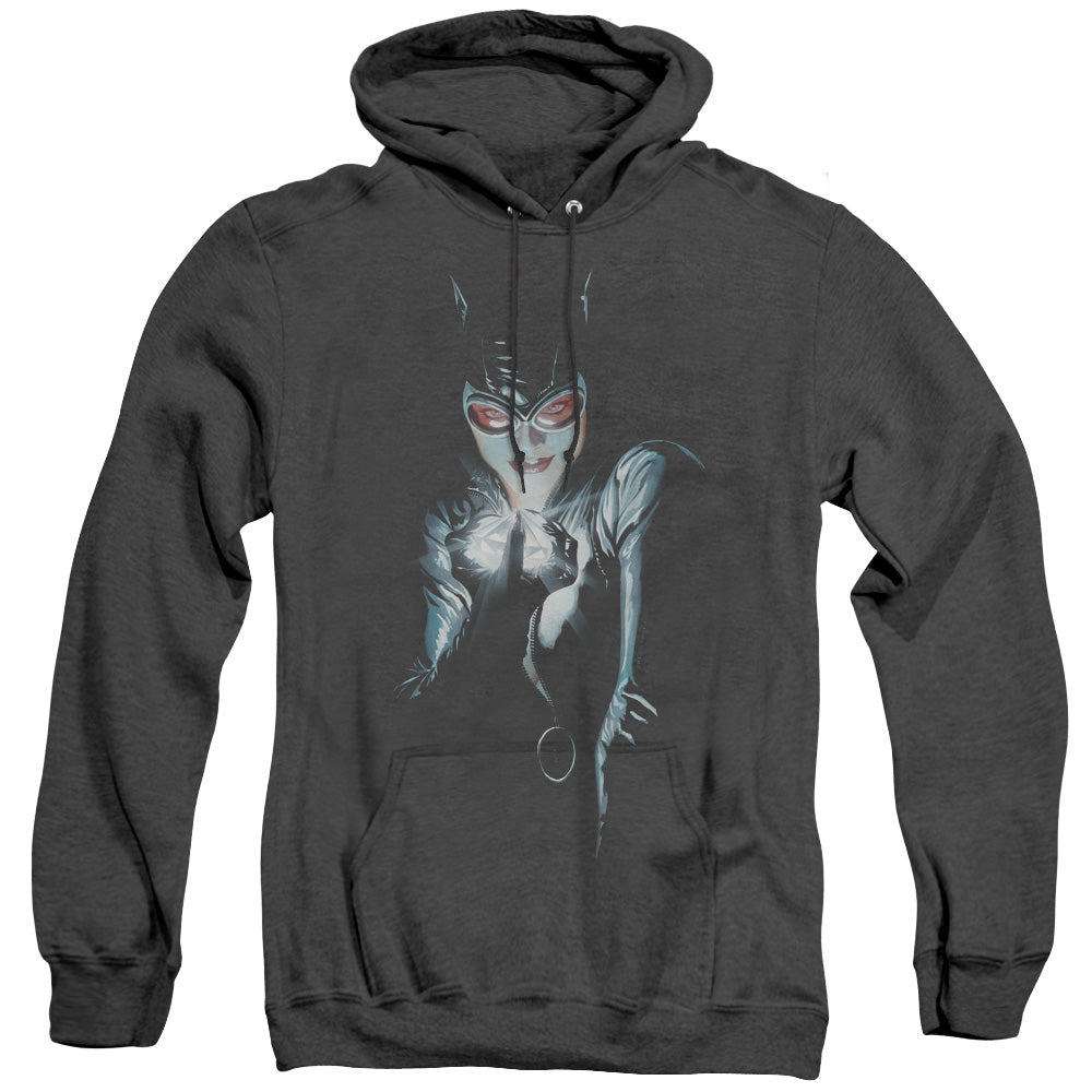 AN OFFCIALLY LICENSED BATMAN BATMAN #685 COVER ADULT UNISEX HEATHER PULLOVER HOODIE BLACK