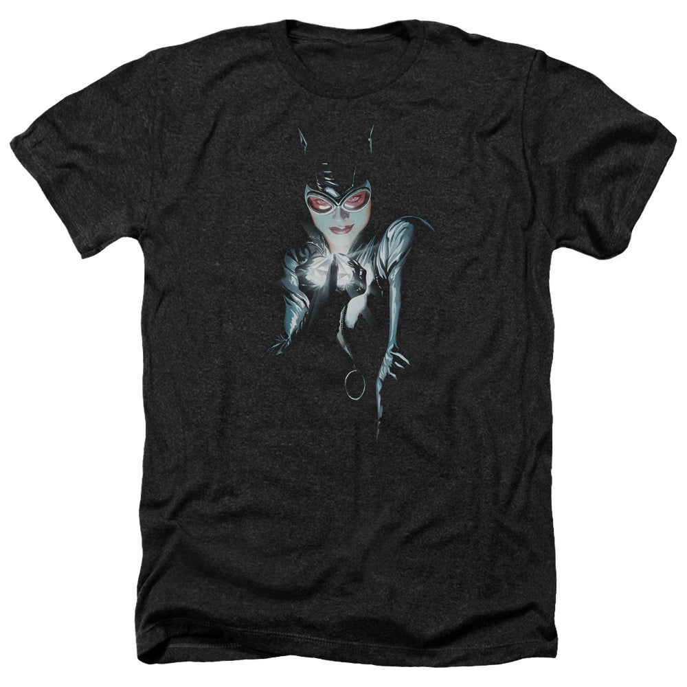 AN OFFCIALLY LICENSED BATMAN BATMAN #685 COVER MEN'S HEATHER T-SHIRT CHARCOAL