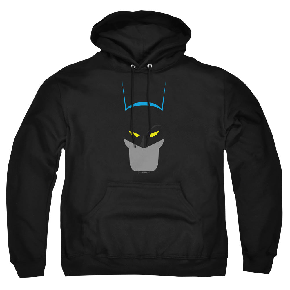 AN OFFCIALLY LICENSED BATMAN SIMPLIFIED ADULT UNISEX PULLOVER HOODIE BLACK