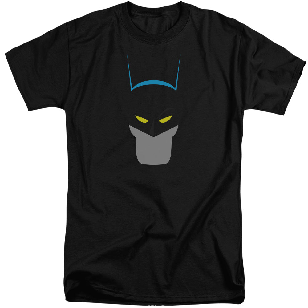 AN OFFCIALLY LICENSED BATMAN SIMPLIFIED MEN'S TALL FIT T-SHIRT BLACK