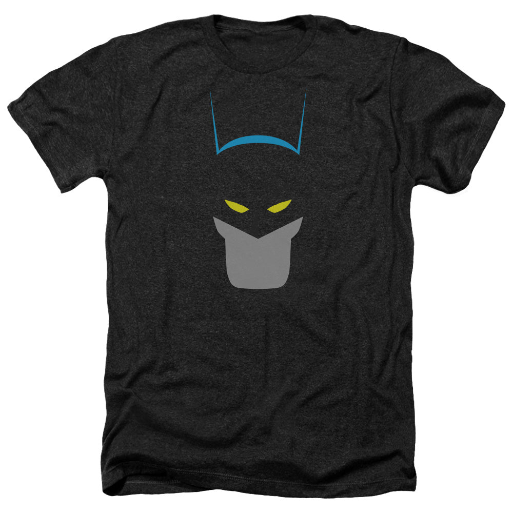AN OFFCIALLY LICENSED BATMAN SIMPLIFIED MEN'S HEATHER T-SHIRT CHARCOAL