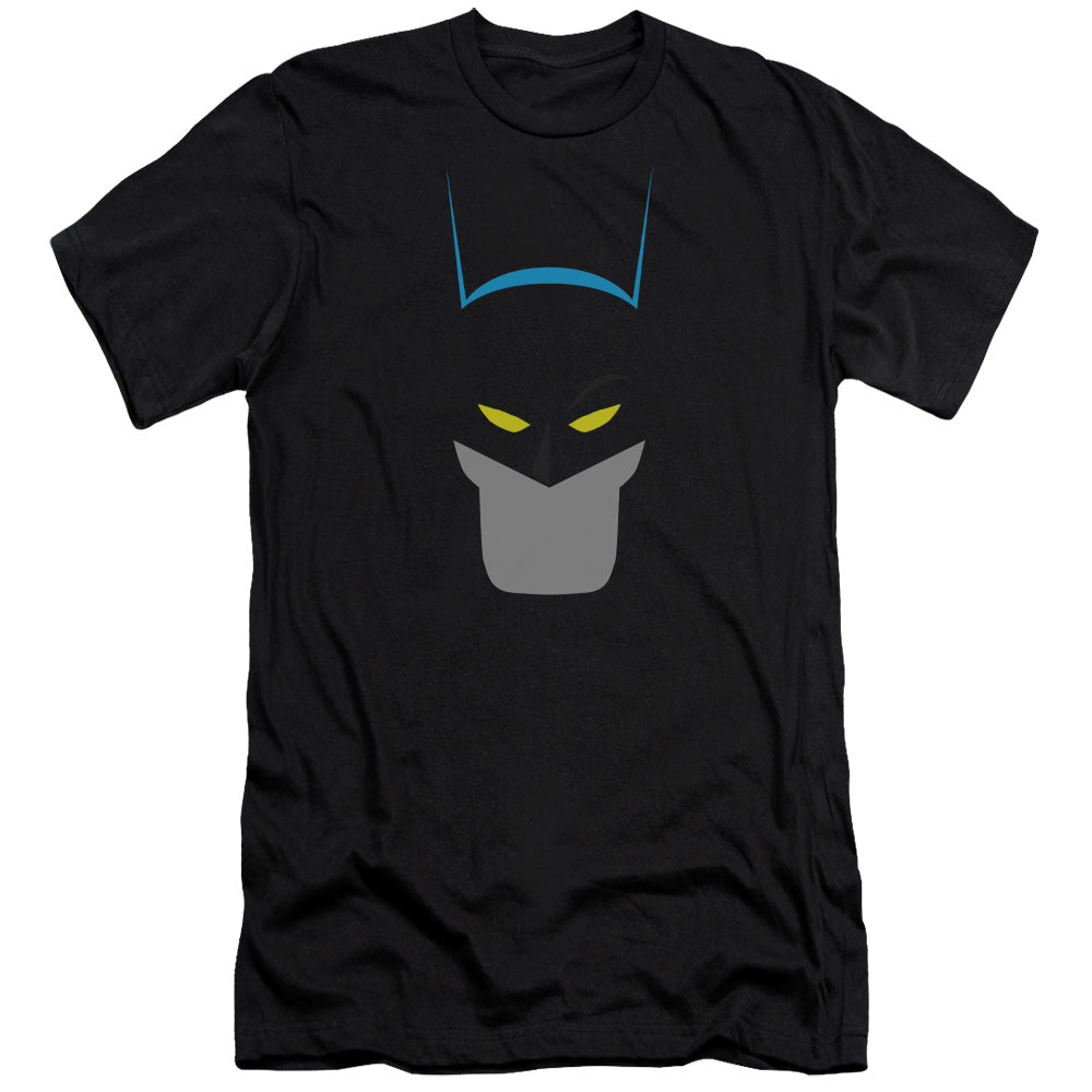AN OFFCIALLY LICENSED BATMAN SIMPLIFIED MEN'S PREMIUM SLIM FIT T-SHIRT BLACK