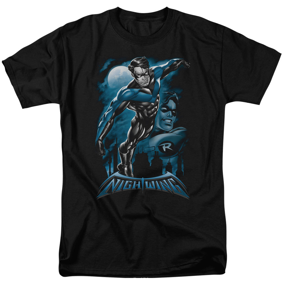 AN OFFCIALLY LICENSED BATMAN ALL GROWN UP MEN'S REGULAR FIT T-SHIRT BLACK