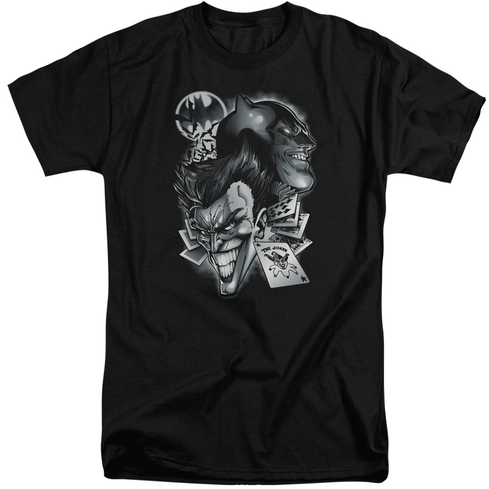 AN OFFCIALLY LICENSED BATMAN ARCHENEMIES MEN'S TALL FIT T-SHIRT BLACK