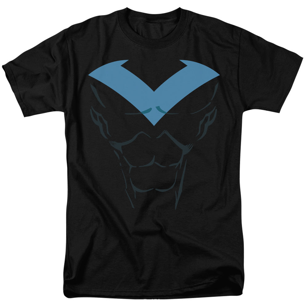 AN OFFCIALLY LICENSED BATMAN NIGHTWING UNIFORM MEN'S REGULAR FIT T-SHIRT BLACK
