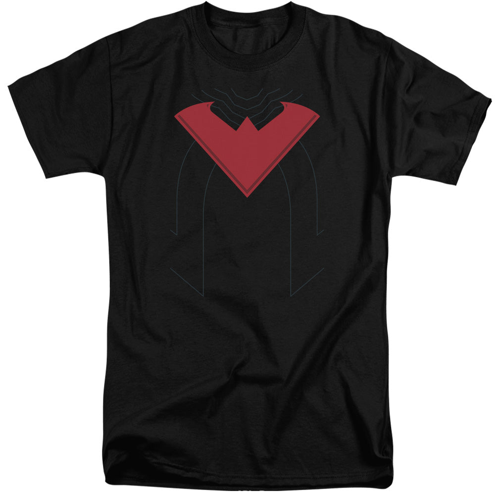 AN OFFCIALLY LICENSED BATMAN NIGHTWING 52 MEN'S TALL FIT T-SHIRT BLACK