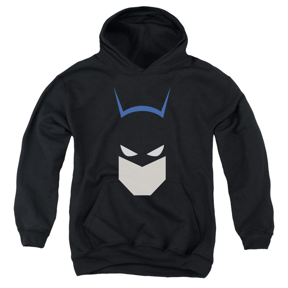 AN OFFCIALLY LICENSED BATMAN BAT HEAD YOUTH HOODIE BLACK
