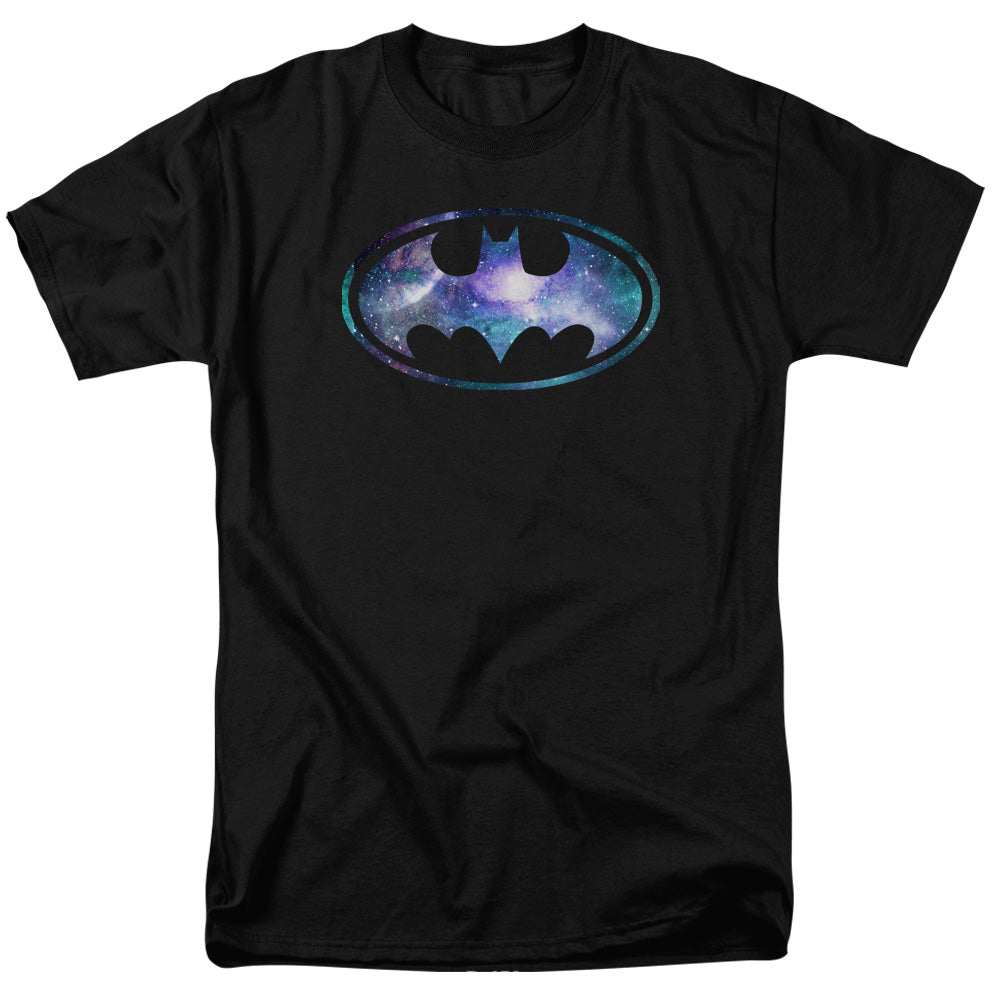 AN OFFCIALLY LICENSED BATMAN GALAXY 2 SIGNAL MEN'S REGULAR FIT T-SHIRT BLACK