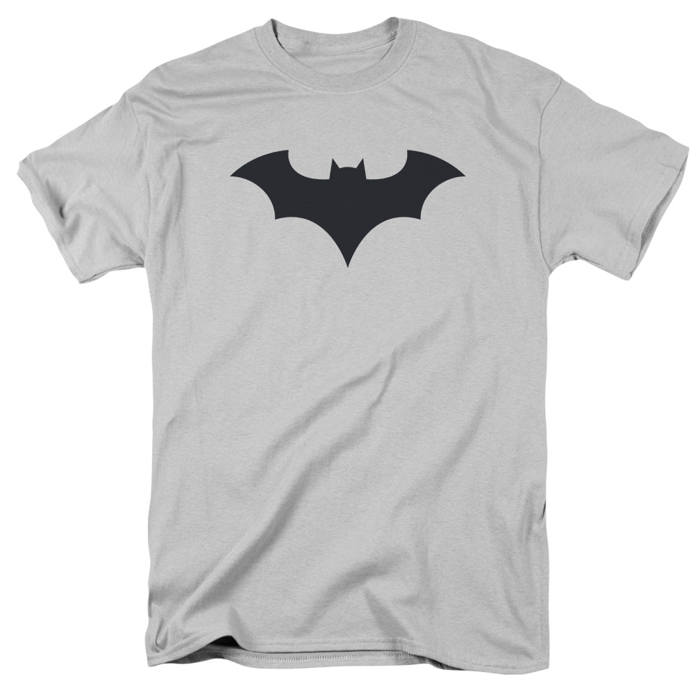 AN OFFCIALLY LICENSED BATMAN 52 TITLE LOGO MEN'S REGULAR FIT T-SHIRT SILVER