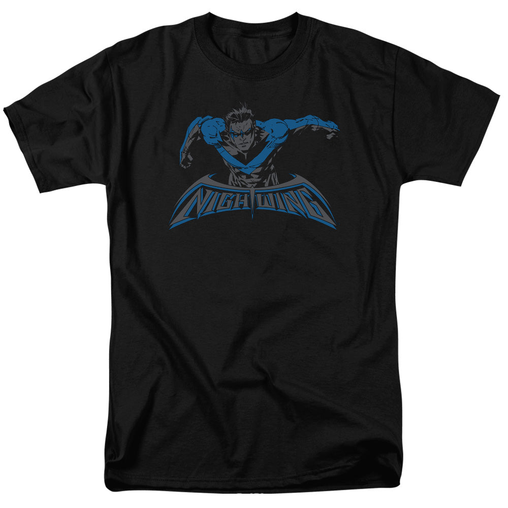 AN OFFCIALLY LICENSED BATMAN WING OF THE NIGHT MEN'S REGULAR FIT T-SHIRT BLACK