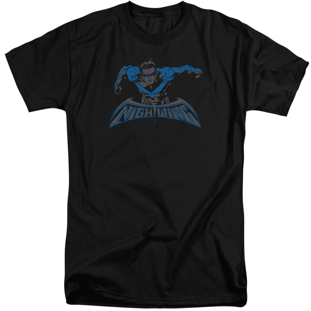 AN OFFCIALLY LICENSED BATMAN WING OF THE NIGHT MEN'S TALL FIT T-SHIRT BLACK