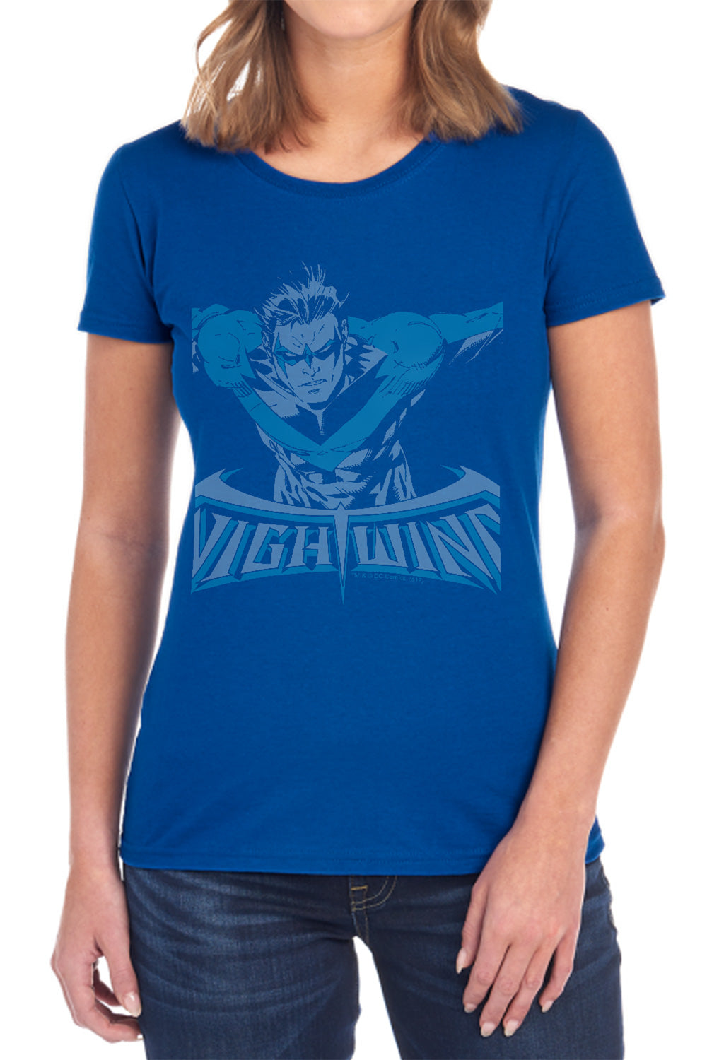 AN OFFCIALLY LICENSED BATMAN WING OF THE NIGHT WOMEN'S REGULAR FIT T-SHIRT BLACK