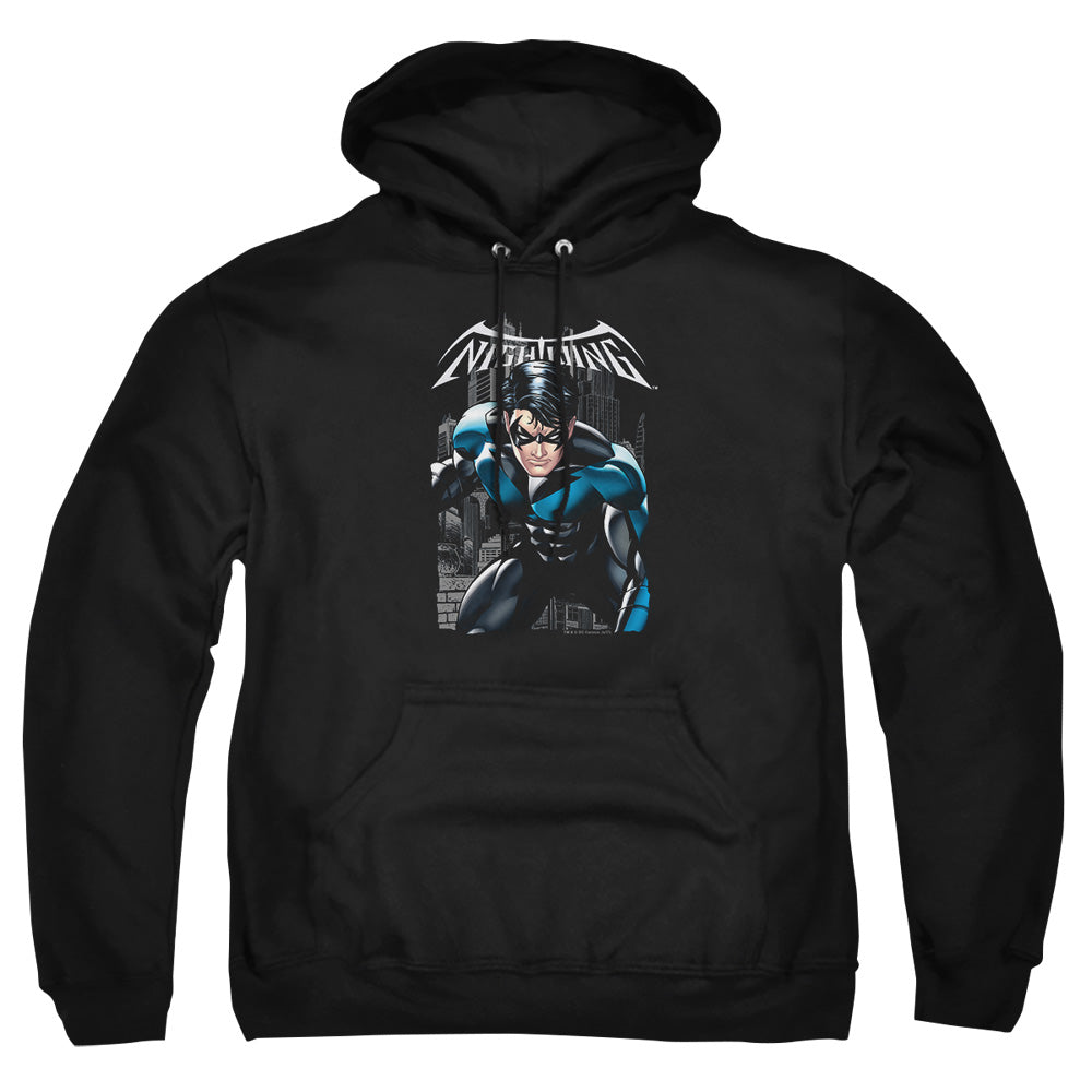 AN OFFCIALLY LICENSED BATMAN A LEGACY ADULT UNISEX PULLOVER HOODIE BLACK