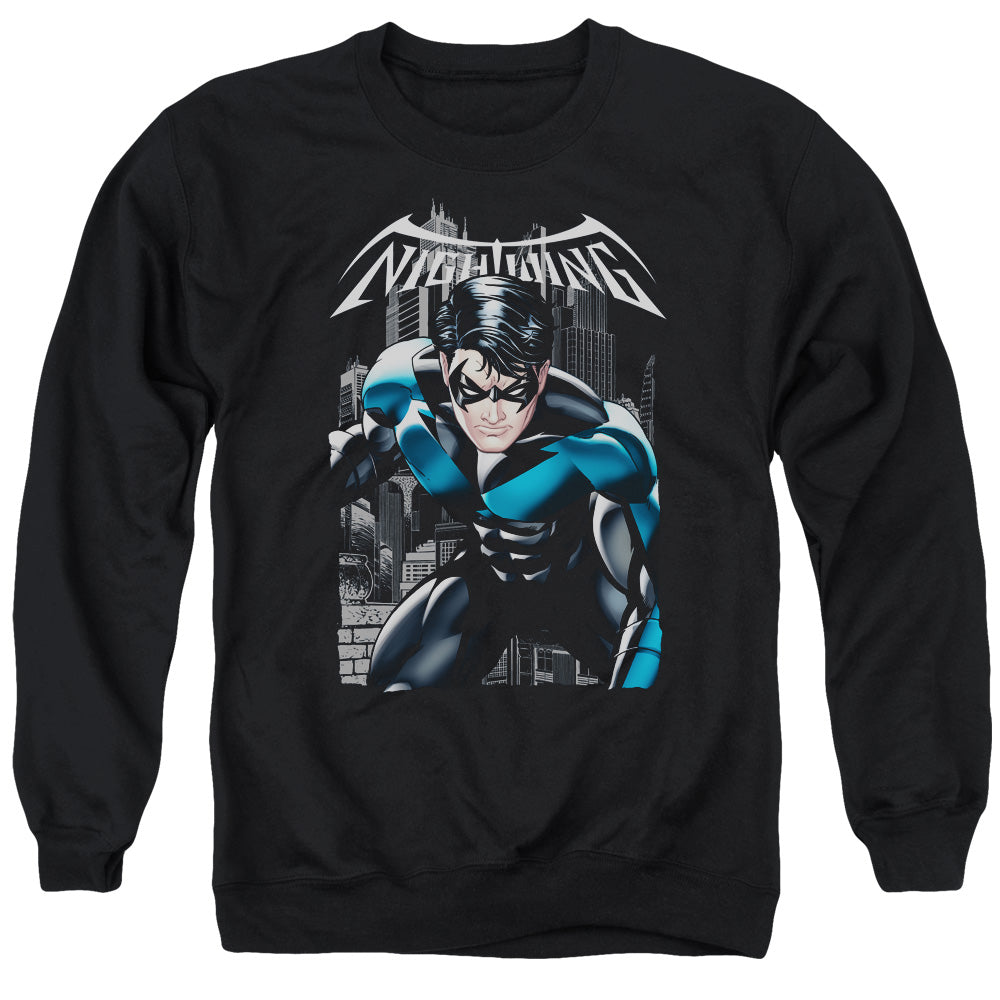 AN OFFCIALLY LICENSED BATMAN A LEGACY ADULT UNISEX CREWNECK SWEATSHIRT BLACK