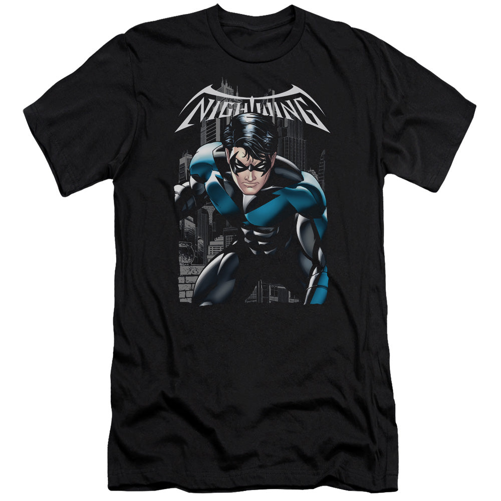 AN OFFCIALLY LICENSED BATMAN A LEGACY MEN'S PREMIUM SLIM FIT T-SHIRT BLACK