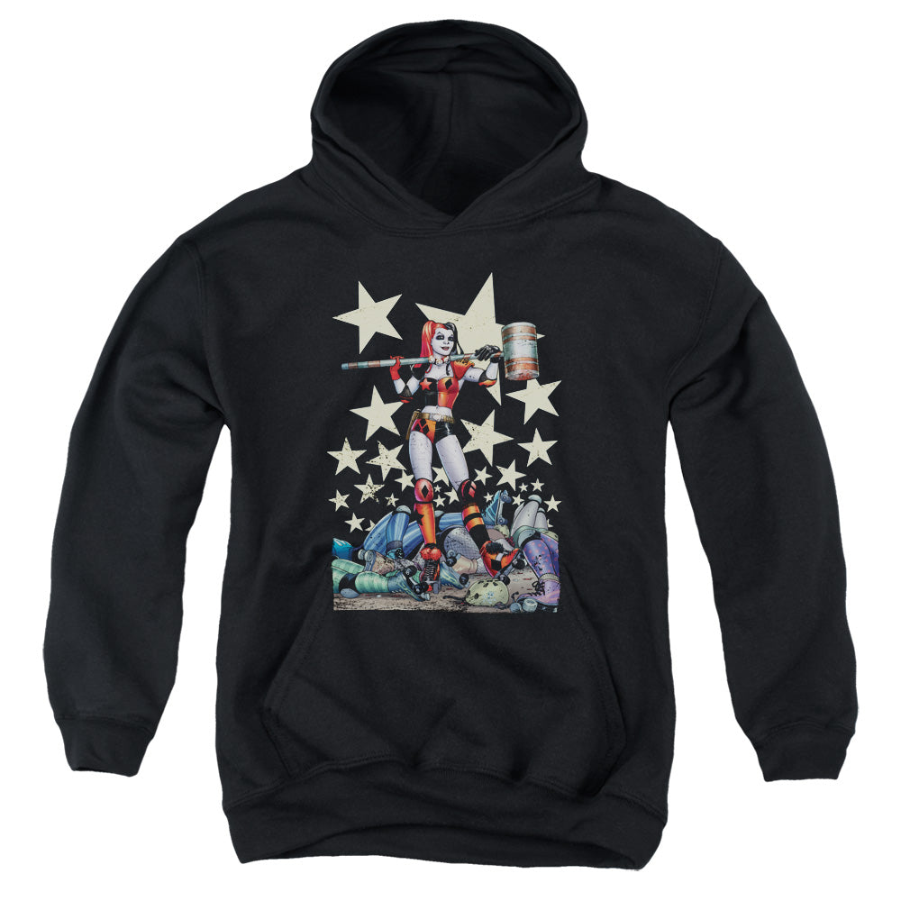AN OFFCIALLY LICENSED BATMAN HAMMER TIME YOUTH HOODIE BLACK