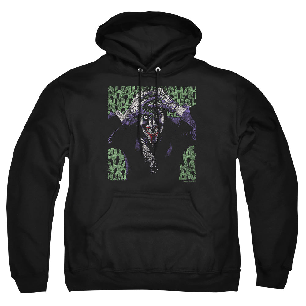 AN OFFCIALLY LICENSED BATMAN INSANITY ADULT UNISEX PULLOVER HOODIE BLACK