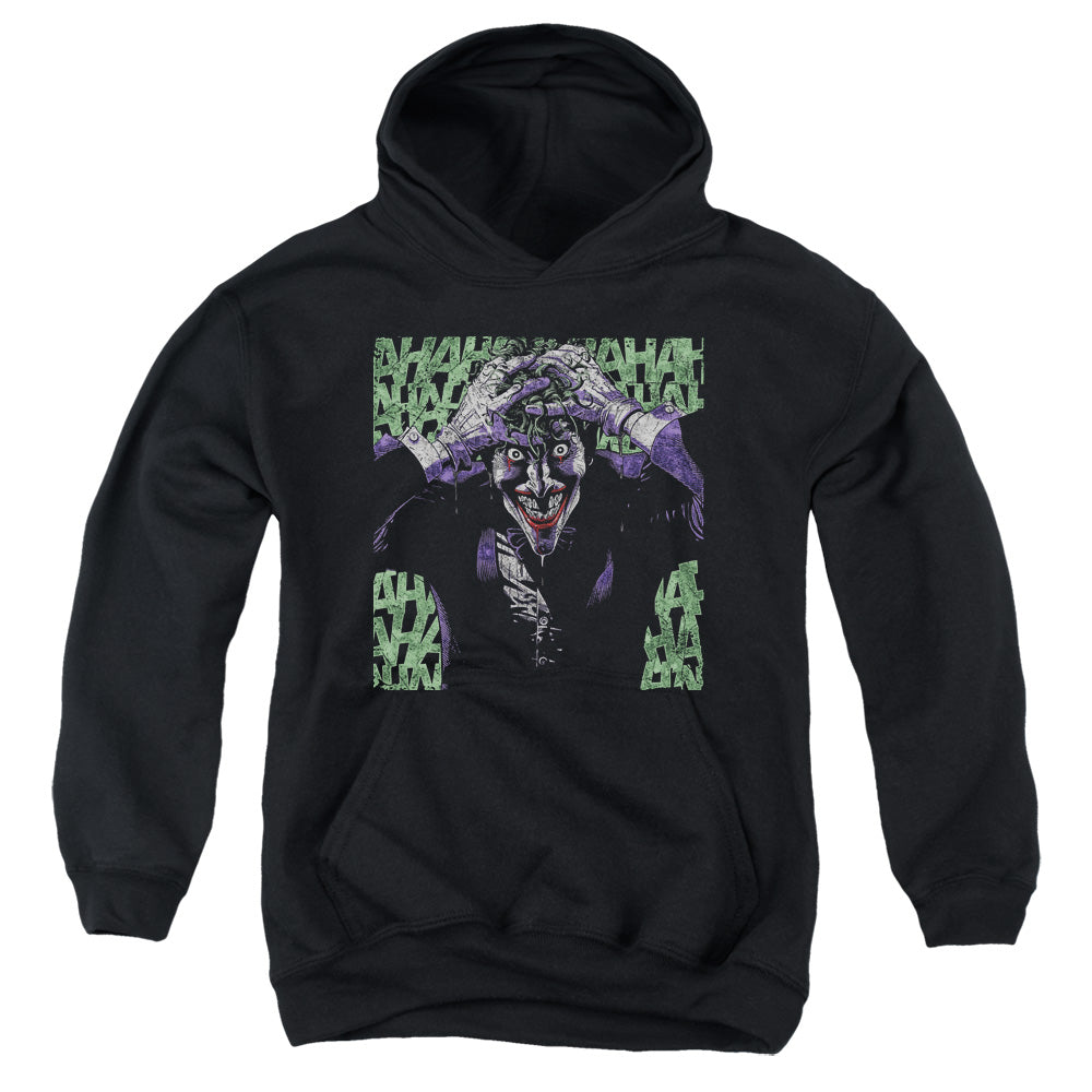 AN OFFCIALLY LICENSED BATMAN INSANITY YOUTH HOODIE BLACK