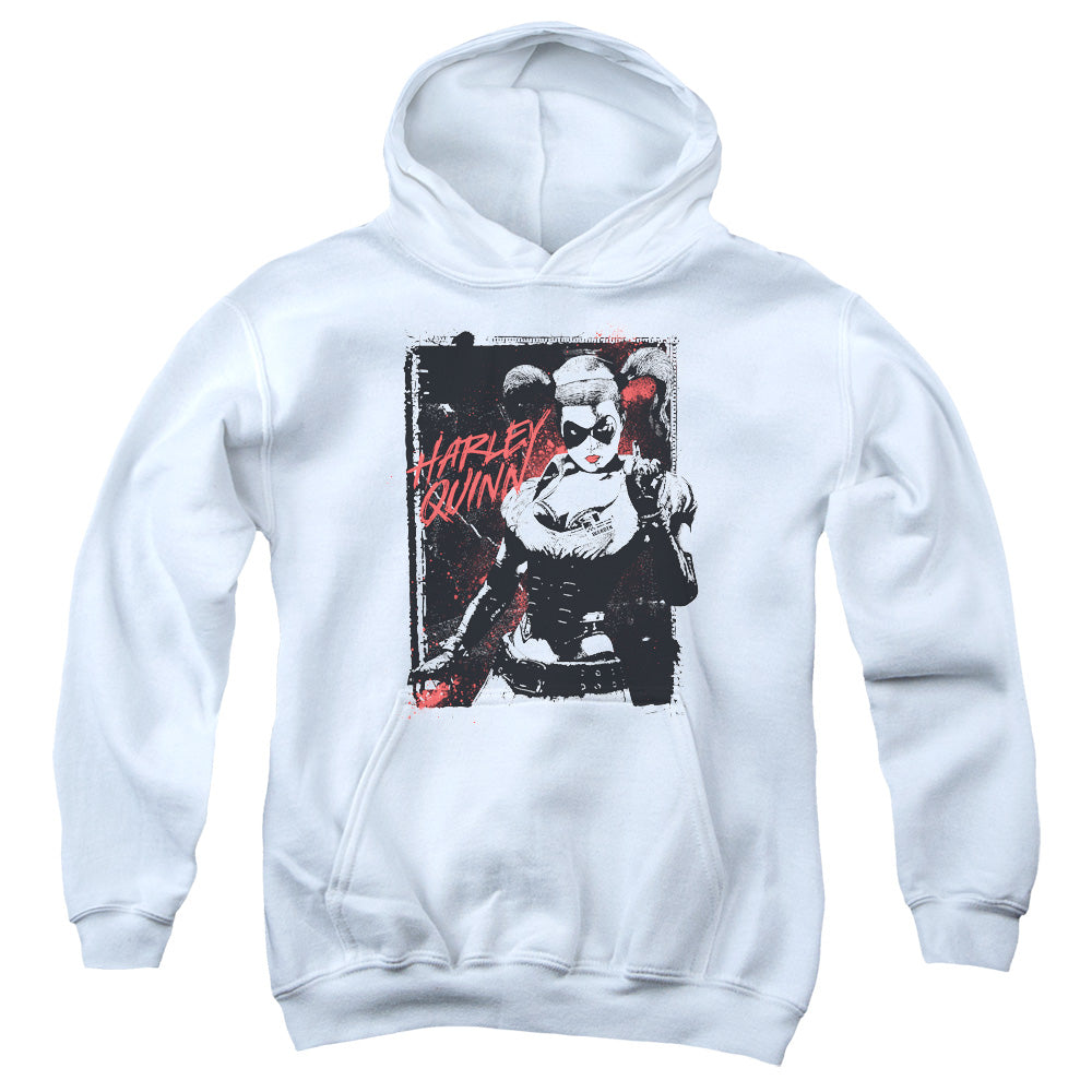 AN OFFCIALLY LICENSED BATMAN HOUSE CALL YOUTH HOODIE WHITE