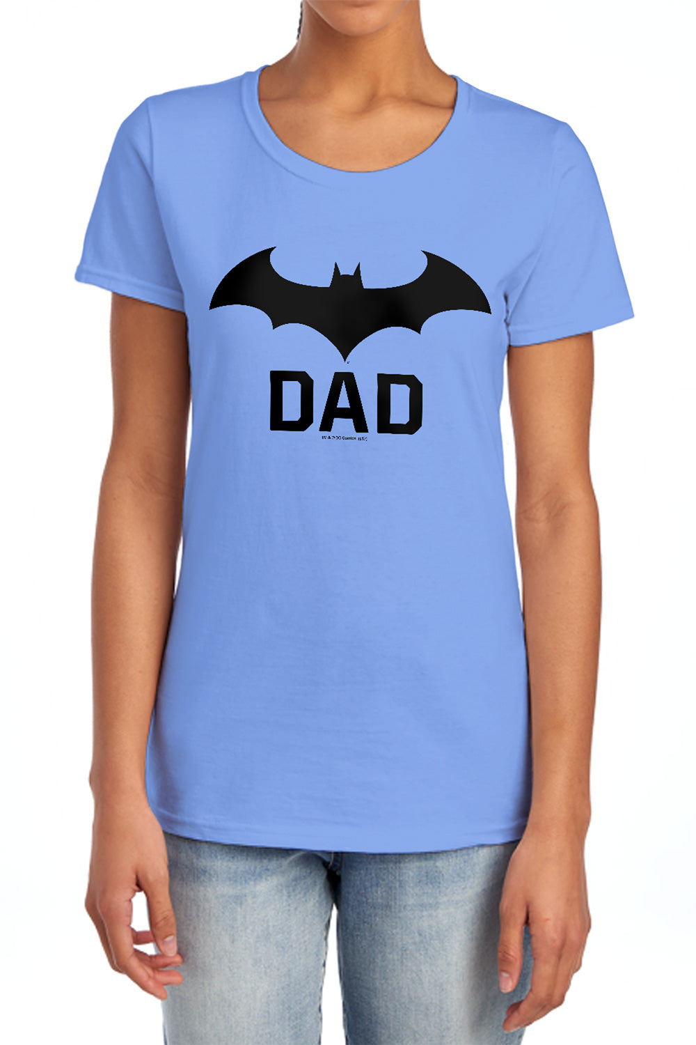 AN OFFCIALLY LICENSED BATMAN HUSH DAD WOMEN'S REGULAR FIT T-SHIRT CHARCOAL