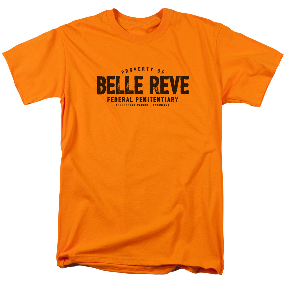 AN OFFCIALLY LICENSED BATMAN BELLE REVE MEN'S REGULAR FIT T-SHIRT ORANGE