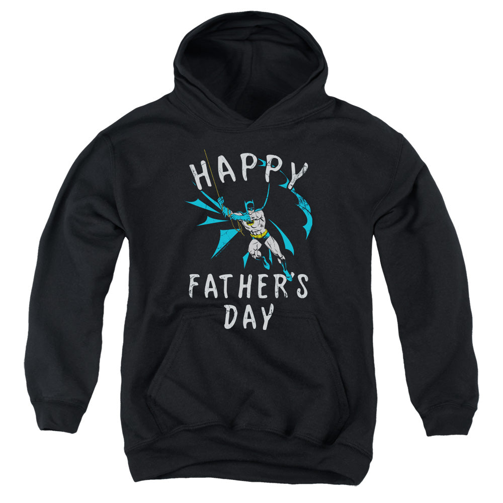 AN OFFCIALLY LICENSED BATMAN FATHERS DAY YOUTH HOODIE BLACK