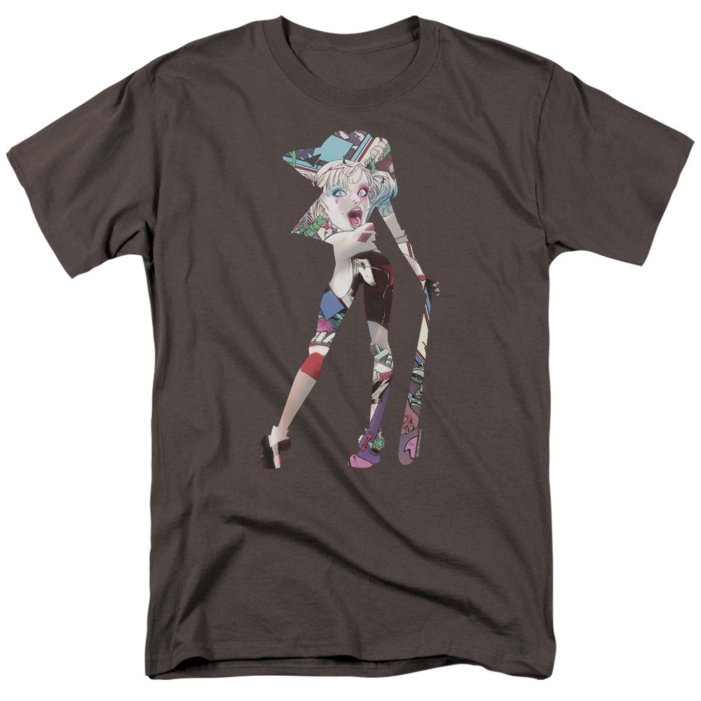 AN OFFCIALLY LICENSED BATMAN SCENE INSIDE MEN'S REGULAR FIT T-SHIRT CHARCOAL