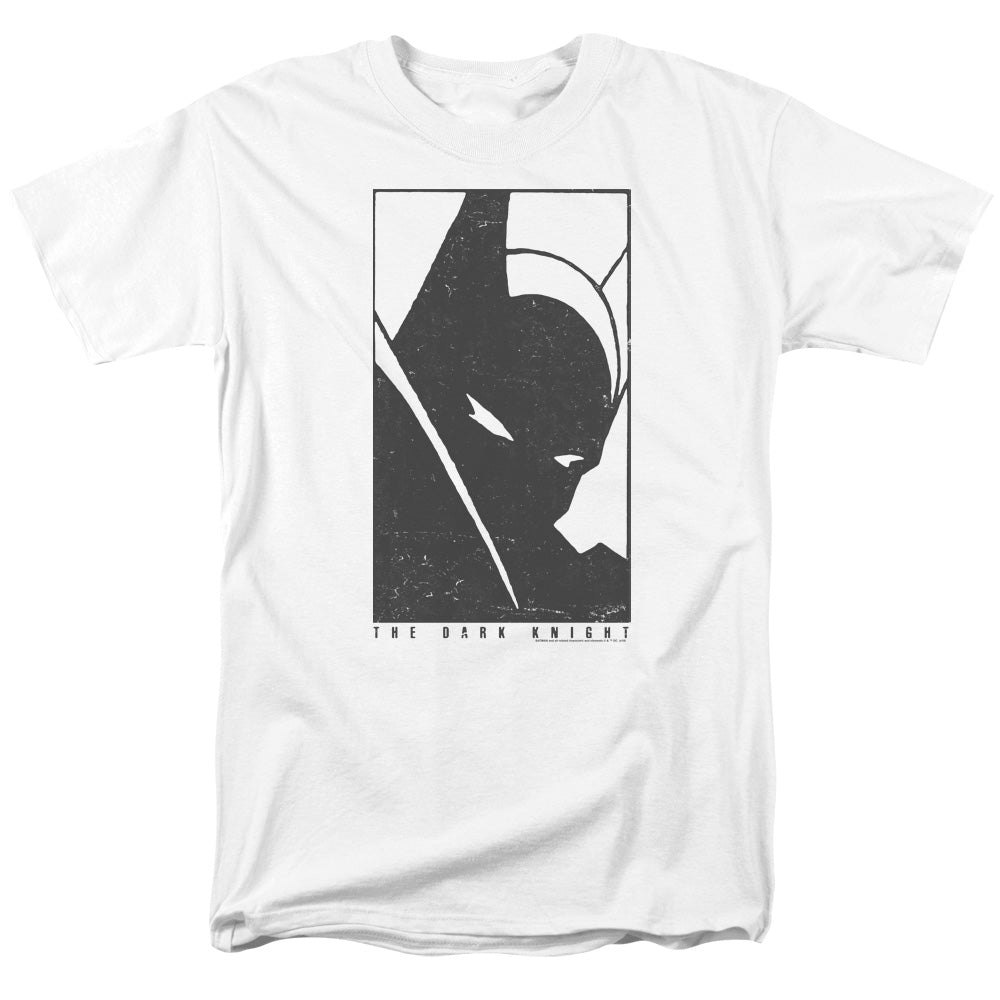 AN OFFCIALLY LICENSED BATMAN AN ICON MEN'S REGULAR FIT T-SHIRT WHITE