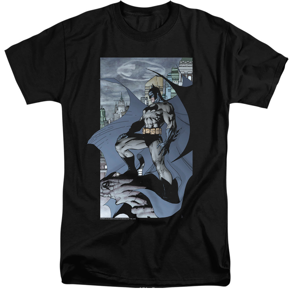 AN OFFCIALLY LICENSED BATMAN THIS IS MY CITY MEN'S TALL FIT T-SHIRT BLACK