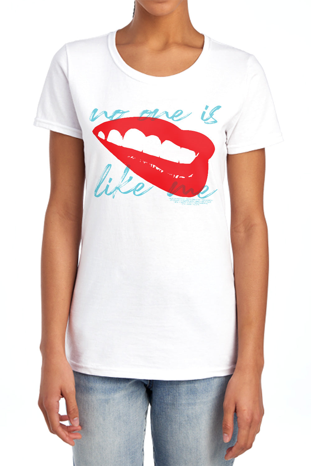 AN OFFCIALLY LICENSED BIRDS OF PREY FACE IT WOMEN'S REGULAR FIT T-SHIRT WHITE