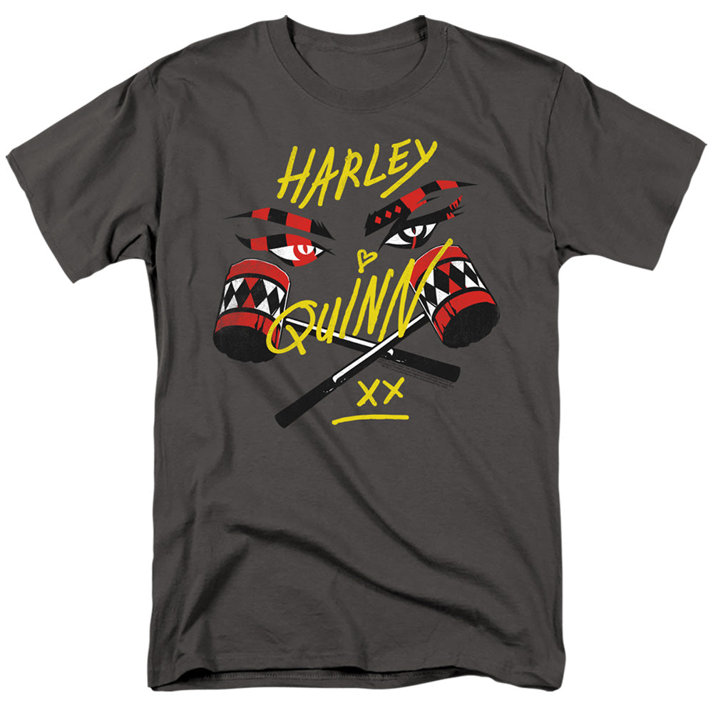 AN OFFCIALLY LICENSED BIRDS OF PREY IN MY EYES MEN'S REGULAR FIT T-SHIRT CHARCOAL