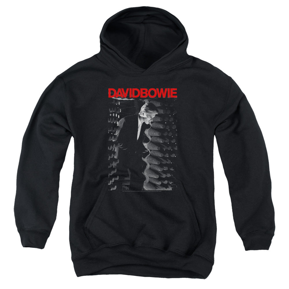 AN OFFCIALLY LICENSED DAVID BOWIE STATION TO STATION YOUTH HOODIE BLACK