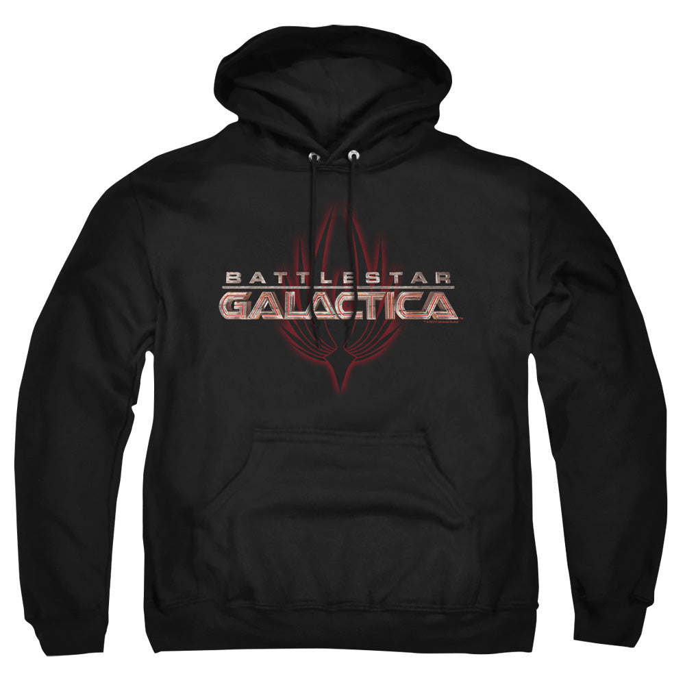 AN OFFCIALLY LICENSED BSG LOGO WITH PHOENIX ADULT UNISEX PULLOVER HOODIE BLACK