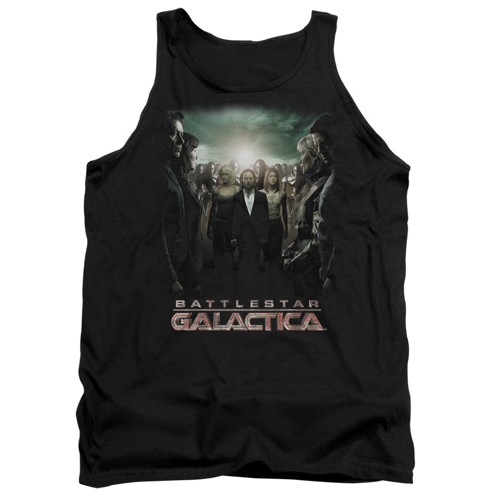 AN OFFCIALLY LICENSED BSG CROSSROADS ADULT UNISEX TANK TOP BLACK