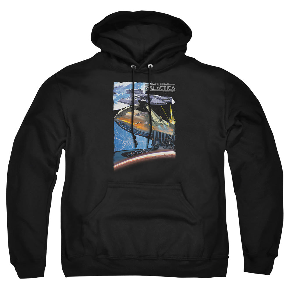 AN OFFCIALLY LICENSED BSG CONCEPT ART ADULT UNISEX PULLOVER HOODIE BLACK