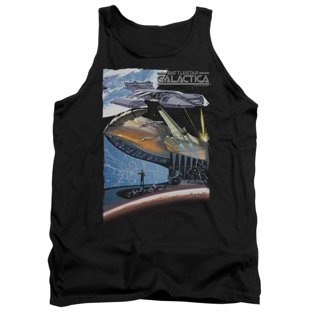 AN OFFCIALLY LICENSED BSG CONCEPT ART ADULT UNISEX TANK TOP BLACK