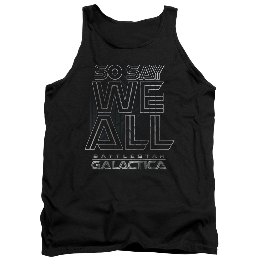 AN OFFCIALLY LICENSED BSG TOGETHER NOW ADULT UNISEX TANK TOP BLACK