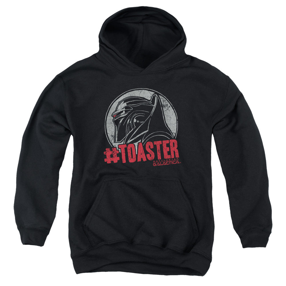 AN OFFCIALLY LICENSED BSG #TOASTER YOUTH HOODIE BLACK