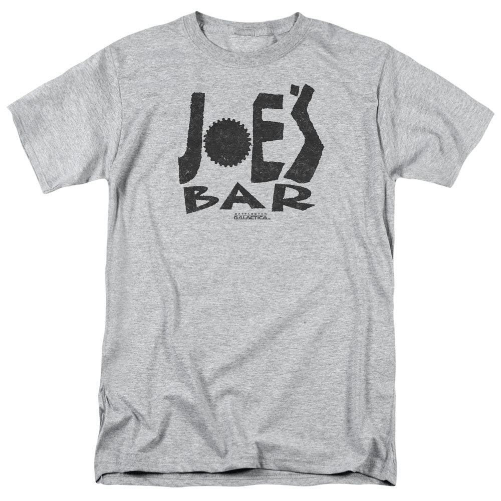 AN OFFCIALLY LICENSED BSG JOES BAR LOGO MEN'S REGULAR FIT T-SHIRT ATHLETIC HEATHER