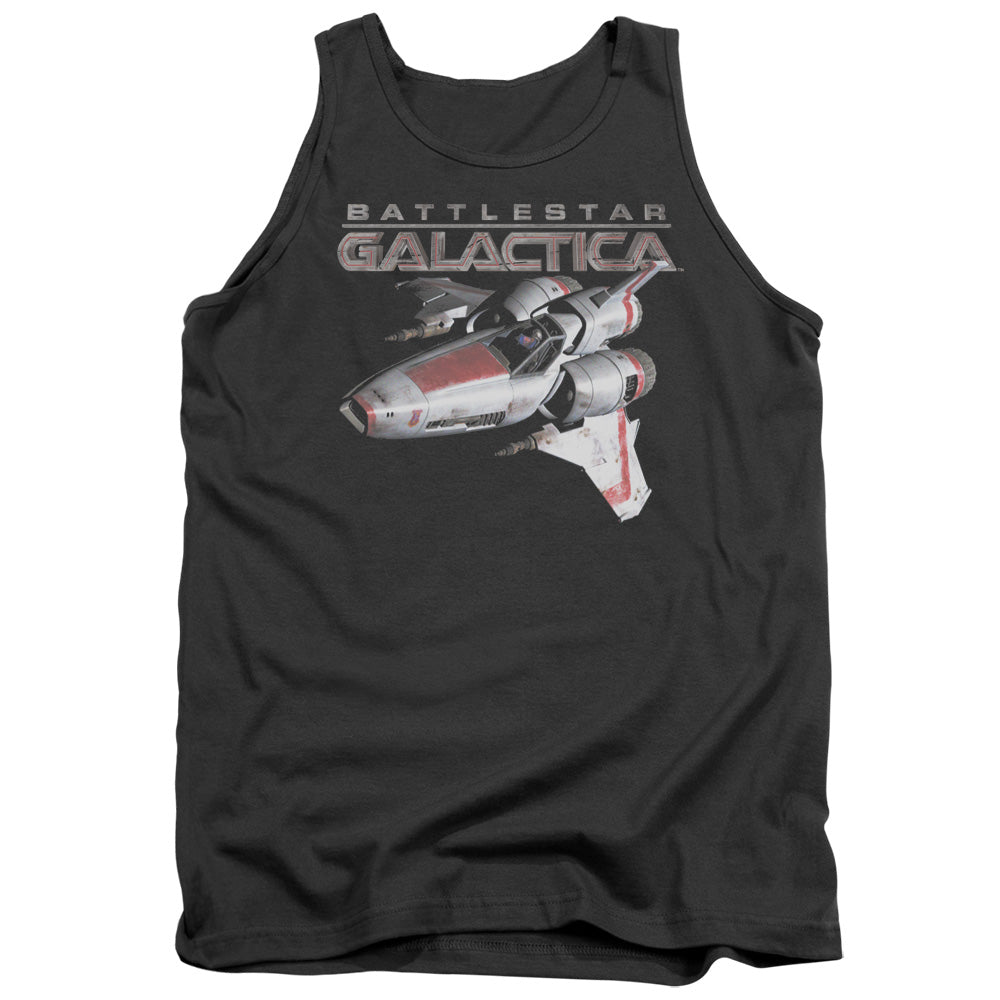 AN OFFCIALLY LICENSED BSG MARK II VIPER ADULT UNISEX TANK TOP CHARCOAL