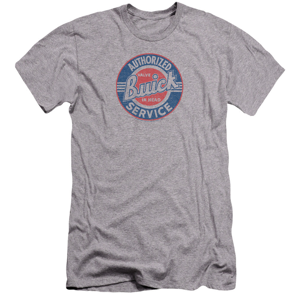 AN OFFCIALLY LICENSED BUICK AUTHORIZED SERVICE MEN'S PREMIUM SLIM FIT T-SHIRT ATHLETIC HEATHER